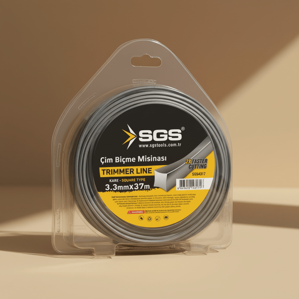 SGS Trimmer SGS 3.3mm Square Grass-Trimmer Line 37m - SGS4317