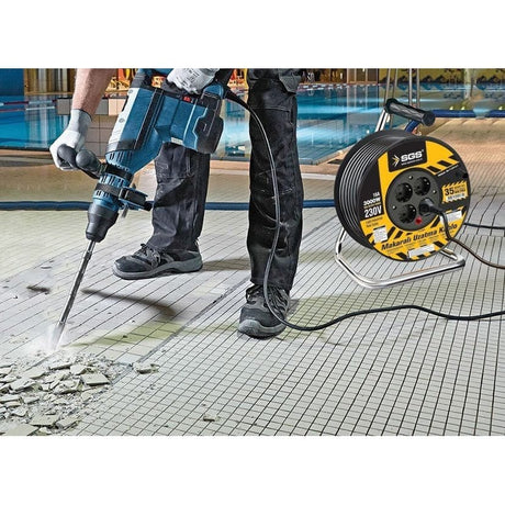 SGS Power Management & Protection SGS 50m Roller Extension Cable Reel 3 x 1.5mm 2-Pins - SGS2132