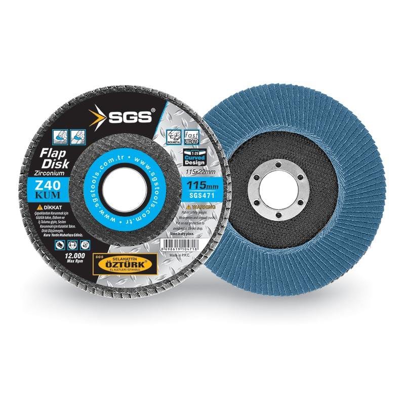 SGS Grinding & Cutting Wheels SGS Flap Disc Zirconium 115mm