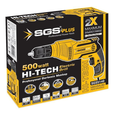 SGS Drill SGS Hammer Impact Drill 13mm 500W - SGS5140