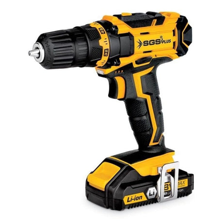 SGS Drill SGS Lithium-Ion Cordless Screwdriver Drill with Two 18V Batteries 1.5 Ah - SGS5133