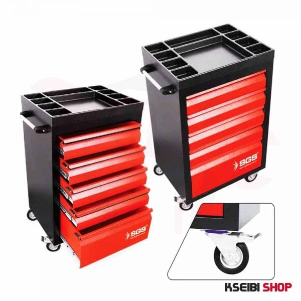 SGS Tool Chests & Cabinets SGS Metal Tool Trolley with 6 Drawers - SGS856