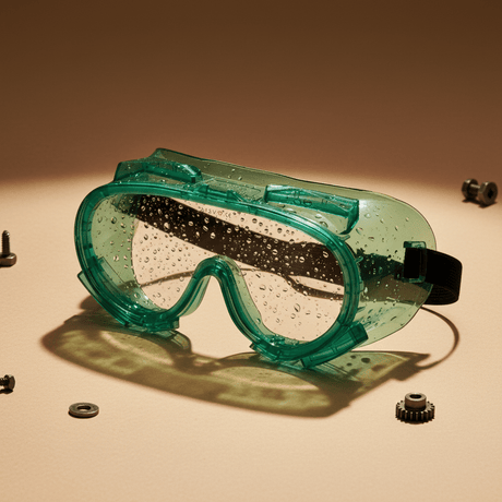 SGS Eye Protection & Safety Glasses SGS Optimum Full-Coverage Clear Safety Goggles with UV-Filtering Polycarbonate Lens - SGS770