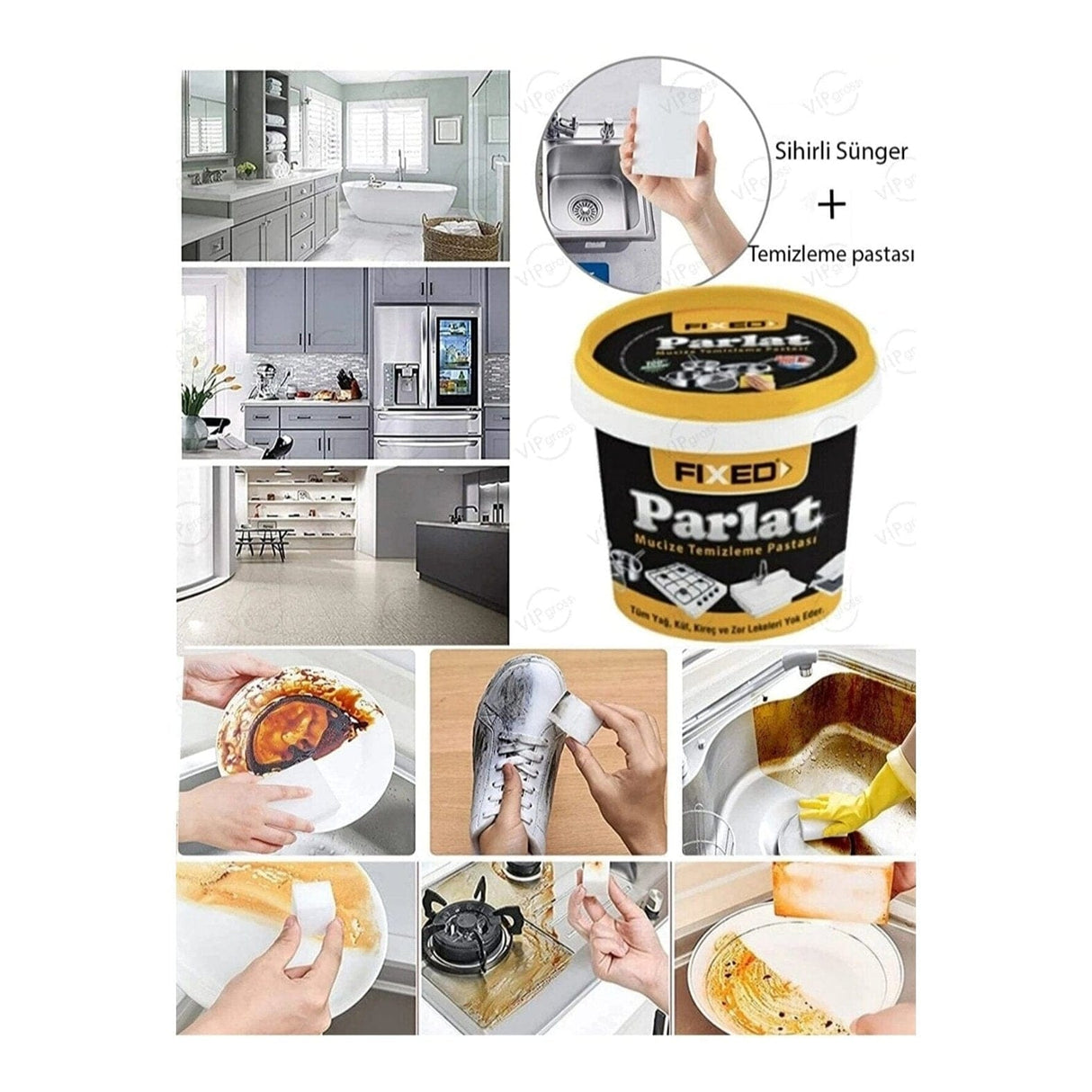 SGS Cleaning Equipment Accessories SGS Parlat General Purpose Cleaning Paste 500g - F2500