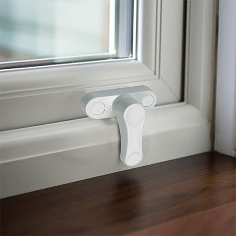 SGS Door & Window Hinges SGS Professional Safety Sash Jammer with Lock Button - SGS1377