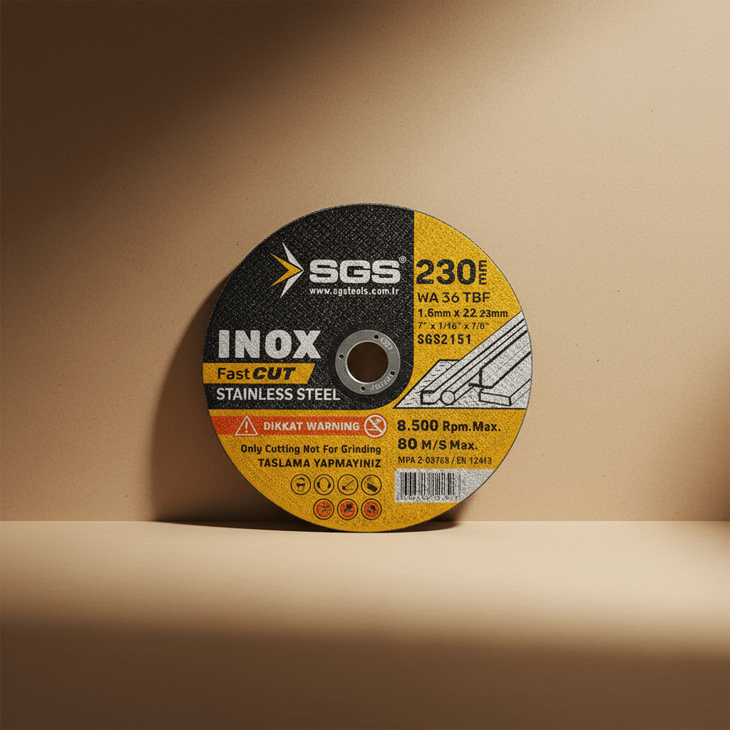 SGS Griding & Cutting Wheels SGS Stainless Steel & Metal Cutting Disc for Angle Grinders | 4.5" & 9"