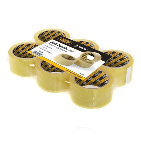 SGS Adhesives & Tapes SGS Yellow Packing Duct Tape - 40m & 100m