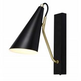 Modern Metal Cone 40W Corner Wall Light - MB75185A