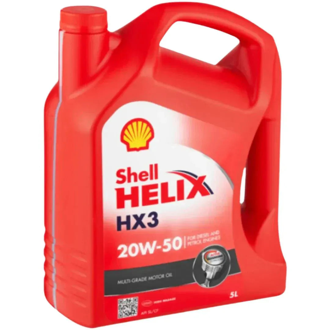 Shell Engine Oils & Vehicle Fluids Shell Helix HX3 Engine Oil 5L - 20W-50