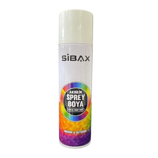 Sibax Paints Sibax Acrylic Spray Paint 250ml - RAL 9010