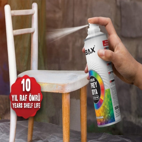 Sibax Paints Sibax Acrylic Spray Paint 250ml - RAL 9010