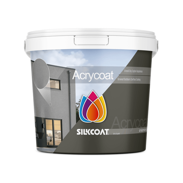 Silkcoat Decorative Exterior Coatings Silkcoat Acrycoat Grained Acrylic Decorative Exterior Paint 25KG