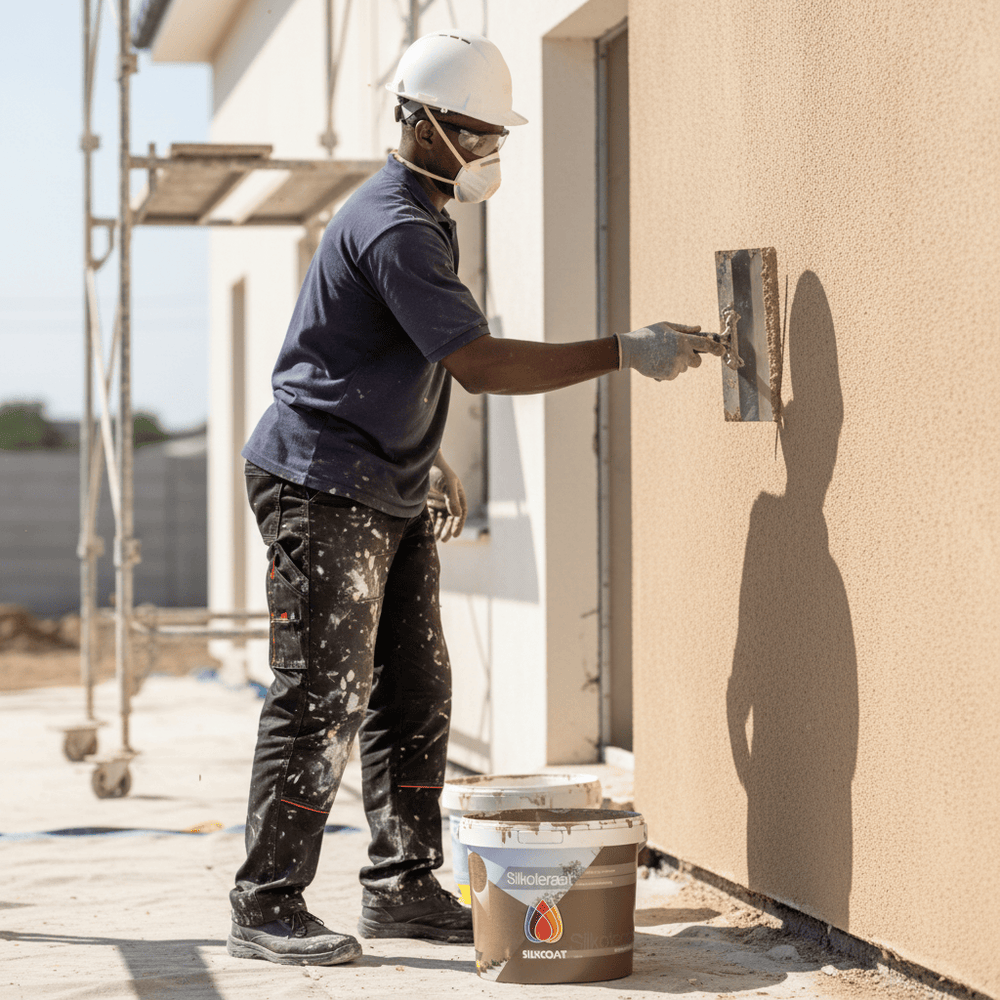 Silkcoat Decorative Exterior Coatings Silkcoat Silkoterasit Grained (Graffiato) Decorative Interior & Exterior Paint 25KG