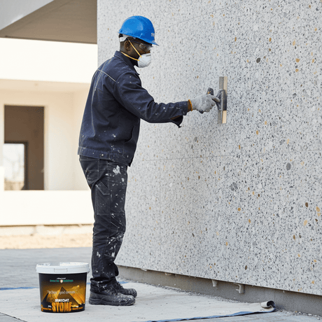 Silkcoat Decorative Exterior Coatings Silkcoat Stone Granite-Marble Effect Decorative Interior & Exterior Paint 25KG