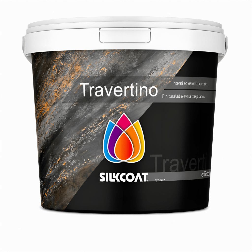 Silkcoat Decorative Effect Coatings Silkcoat Travertino Natural Stone-Effect Decorative Interior Paint 25KG