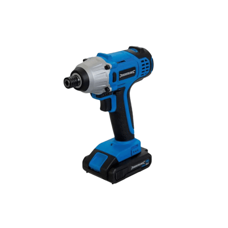 Silverline Impact Wrench & Driver Silverline 1⁄4” Lithium-Ion Cordless Impact Driver 18V With Two 1.5Ah Batteries - 996048