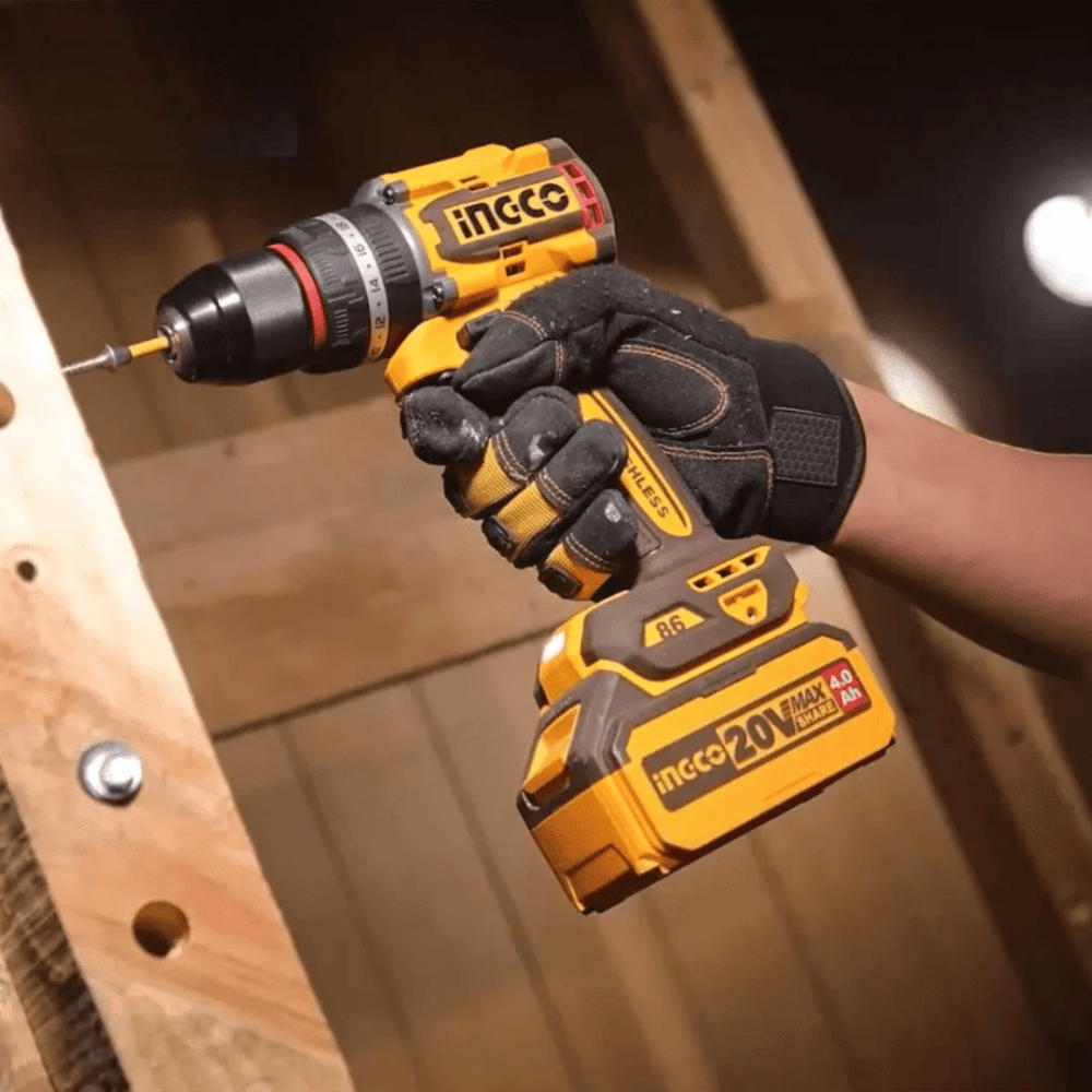 SM Bundles - Tools Tools Ingco Cordless 20V Impact Drill 76Nm + Impact Driver 285Nm + Blower + 2 Batteries - COSLI250182