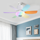 SM Electrical Ceiling Lights Colorful RGB 2 in 1 Remote Control Ceiling Fan Light - ESC-LEC020R-C