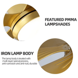 SM Electrical Ceiling Lights Contemporary Gold Ceiling Fan Light Creative LED 56 Inch Metal Lamp With Remote Control - ESC-216G