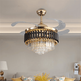 SM Electrical Ceiling Lights Fancy Art Chandelier Fan Ceiling Light - ESC-513B+B