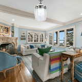 SM Electrical Ceiling Lights Modern Silver Chandelier Fan With Bldc Motor Reverse Air Flow Summer - ESC-400T