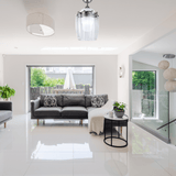 SM Electrical Ceiling Lights Modern Silver Chandelier Fan With Bldc Motor Reverse Air Flow Summer - ESC-400T