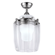 SM Electrical Ceiling Lights Modern Silver Chandelier Fan With Bldc Motor Reverse Air Flow Summer - ESC-400T