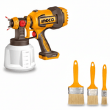 SM Essential Bundles Specialty Hand Tools Ingco Paint Brush & Cordless Spray Gun Combo