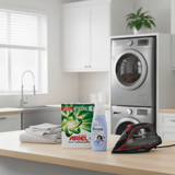 SM Essential Bundles Laundry Supplies LaundryCare Kit - Decakila 2400W Steam Iron + Ariel Automatic Original Scent Laundry Powder Detergent 2.5 Kg + Downy Valley Dew 9 Washes Fabric Conditioner 1L