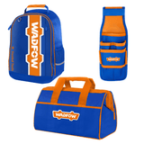 SM Essential Bundles Specialty Safety Equipment ProGear Carry Kit - Wadfow 12" Tools Bag + Wadfow Professional Waist Tools Bag + Wadfow Tools Backpack