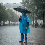 SM Essential Bundles Specialty Safety Equipment Rainy Day Essentials Set - Umbrella, Raincoat & Wellington Boots