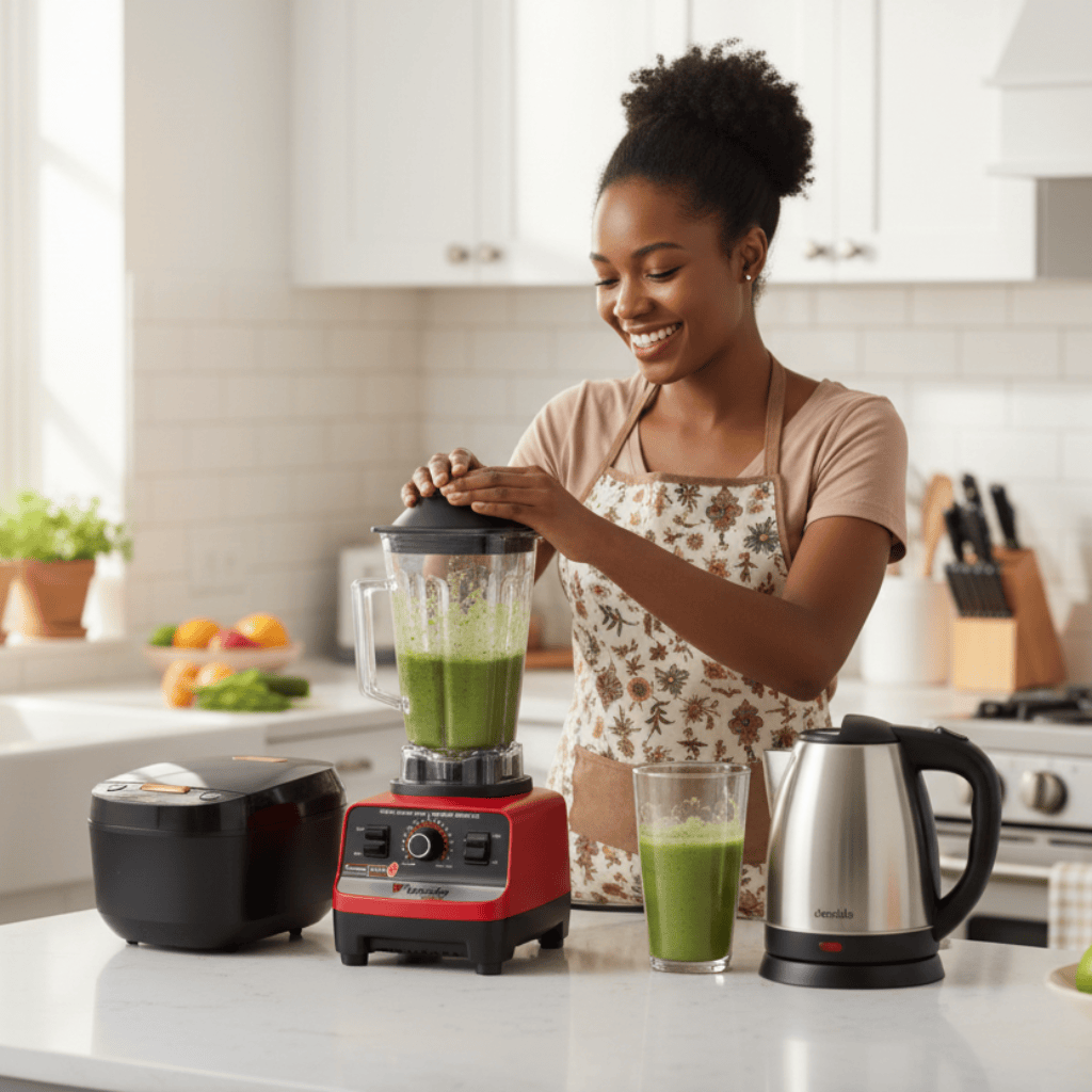 SM Essential Bundles Kitchen Tools & Accessories Simply Better Kitchen for Her - Blender + Electric Kettle + Rice Cooker 🎁