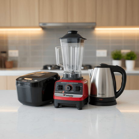 SM Essential Bundles Kitchen Tools & Accessories Simply Better Kitchen for Her - Blender + Electric Kettle + Rice Cooker 🎁