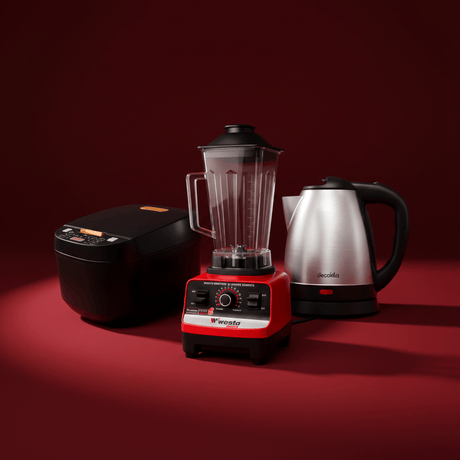 SM Essential Bundles Kitchen Tools & Accessories Simply Better Kitchen for Her - Blender + Electric Kettle + Rice Cooker 🎁
