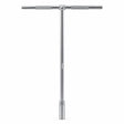 JcTop T-handle socket wrench with long shaft and knurled cross-handle on a white background.