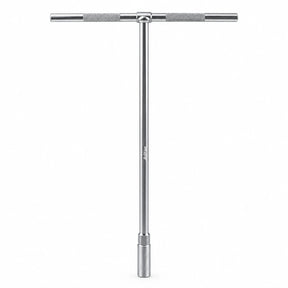 JcTop T-handle socket wrench with long shaft and knurled cross-handle on a white background.
