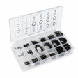 Neiko 300-piece internal and external snap ring assortment in an open compartment case on white background