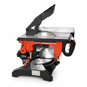 NRG NMS8200 10-inch electric dual-bevel sliding mitre saw on a white background