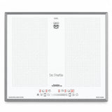 White Kaiser La Perle 60cm induction hob with four cooking zones and front Power Slide touch controls on a clean studio background.