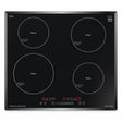 Kaiser Grand Chef KCT 6705 FI black 60cm induction hob with four QuickHeat cooking zones and touch controls on a white background.