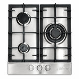 Kaiser Grand Chef KG 4354 Turbo 45cm stainless steel three-burner gas hob with front metal controls