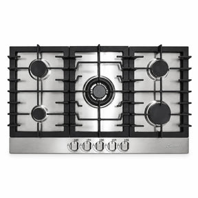 Kaiser KG 9356 Turbo 90cm stainless steel five-burner gas hob with central triple-ring burner