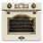 Kaiser 67L ivory and bronze Empire multifunctional gas oven shown front-facing on a white background.