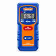 Wadfow WDL1504 blue and orange 40 metre laser distance meter centered on a white background.