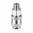 Wadfow WQP0950 1/4-inch male-thread air quick coupler on a white background