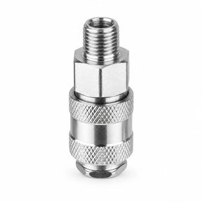 Wadfow WQP0950 1/4-inch male-thread air quick coupler on a white background