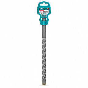 Total 6 × 260 mm SDS Plus carbide-tipped masonry drill bit with plastic hanger package on white background