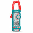 Total TMT762002 turquoise and red 400A AC/DC True RMS clamp meter centred on a white background