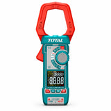 Total TMT7610002 red and teal 1200A DC/AC clamp meter on a white background