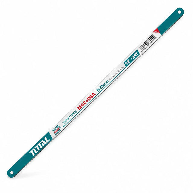 Total THT571246 300mm 24T bi-metal hacksaw replacement blade on white background
